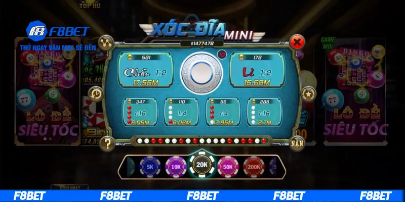 Chiến thuật chơi xóc đĩa mini game